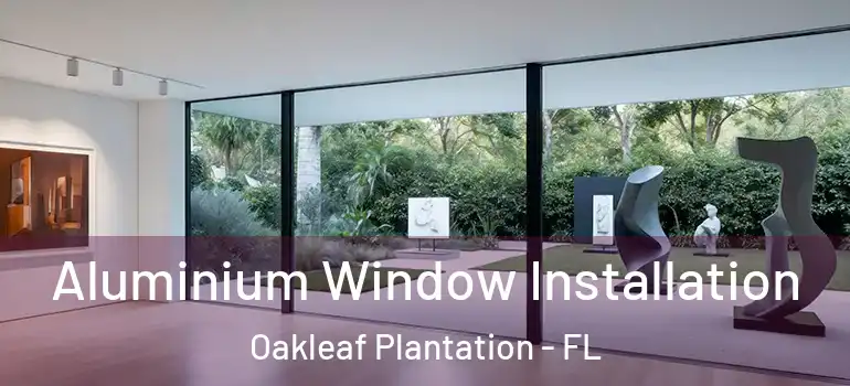 Aluminium Window Installation Oakleaf Plantation - FL