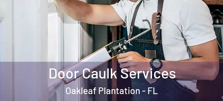 Door Caulk Services Oakleaf Plantation - FL
