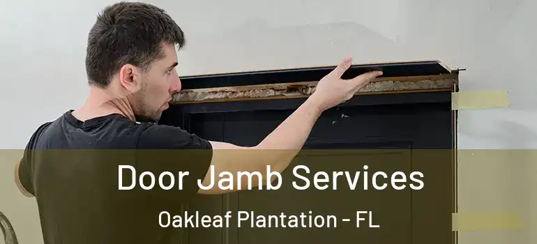 Door Jamb Services Oakleaf Plantation - FL