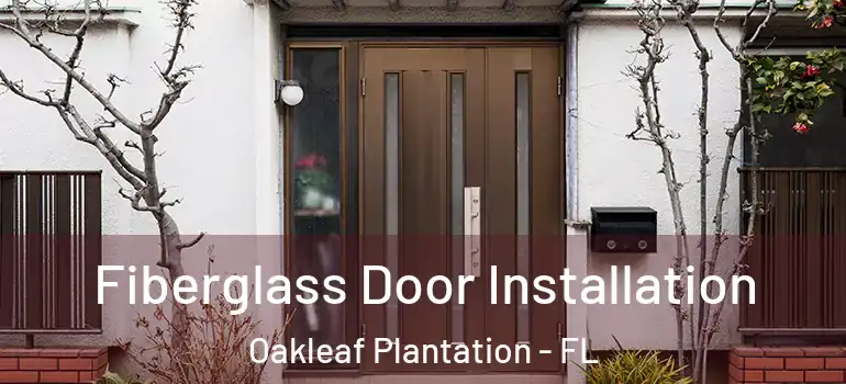Fiberglass Door Installation Oakleaf Plantation - FL