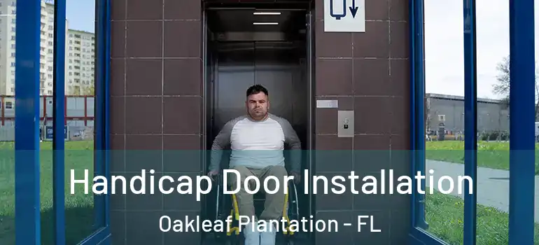 Handicap Door Installation Oakleaf Plantation - FL