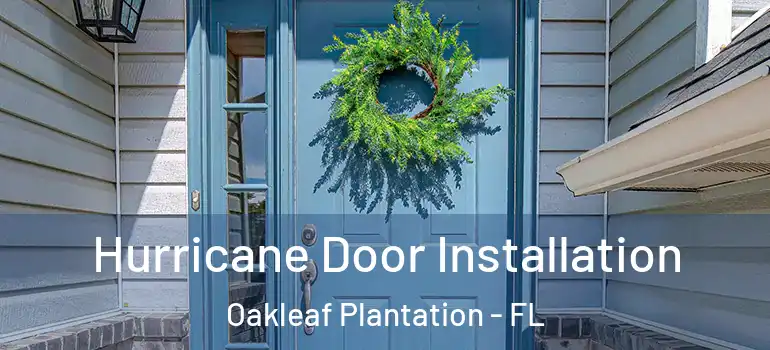 Hurricane Door Installation Oakleaf Plantation - FL