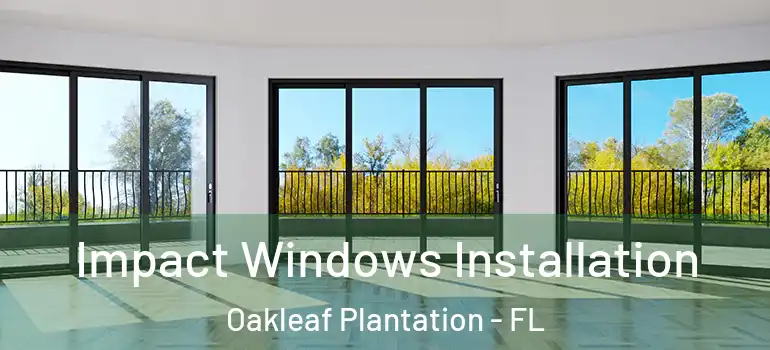 Impact Windows Installation Oakleaf Plantation - FL