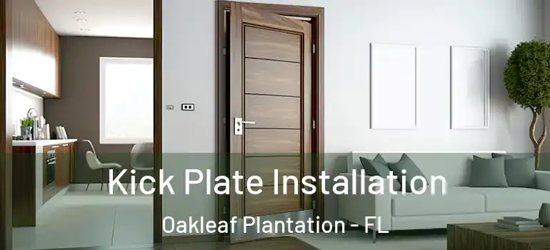 Kick Plate Installation Oakleaf Plantation - FL