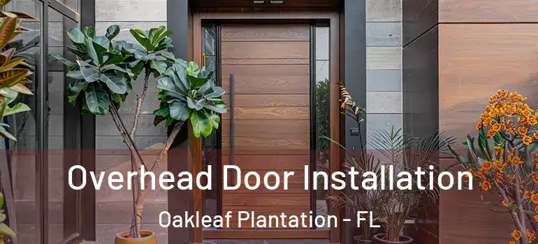 Overhead Door Installation Oakleaf Plantation - FL