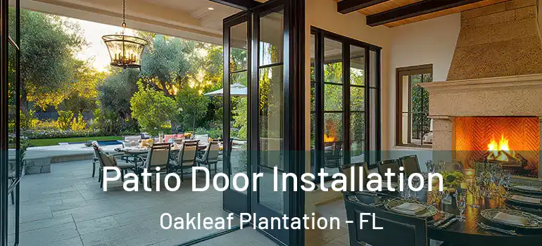 Patio Door Installation Oakleaf Plantation - FL