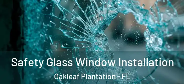 Safety Glass Window Installation Oakleaf Plantation - FL