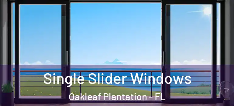 Single Slider Windows Oakleaf Plantation - FL