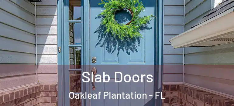 Slab Doors Oakleaf Plantation - FL