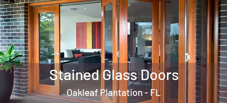Stained Glass Doors Oakleaf Plantation - FL