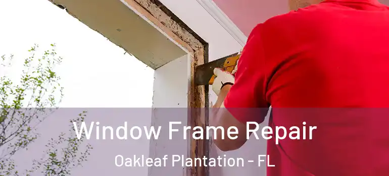 Window Frame Repair Oakleaf Plantation - FL