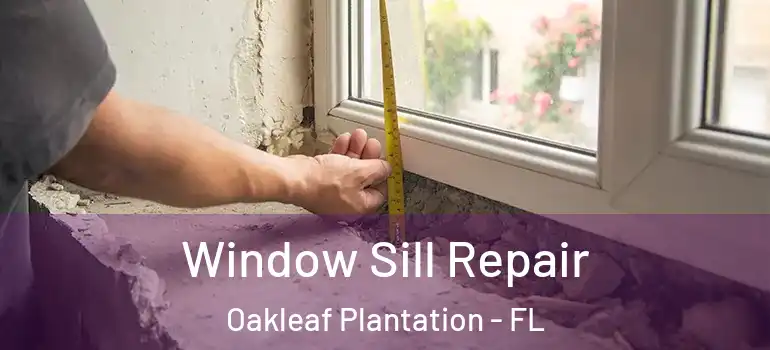 Window Sill Repair Oakleaf Plantation - FL