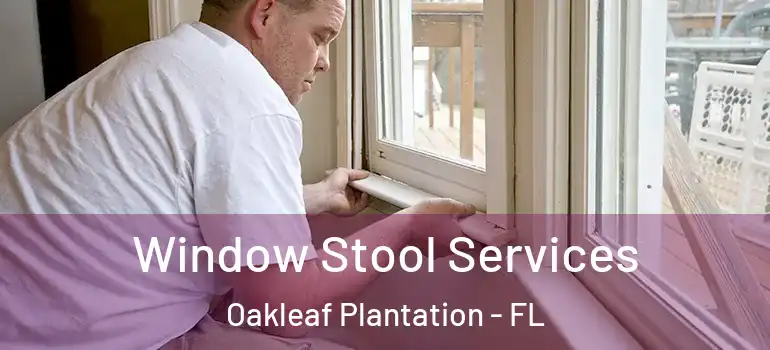Window Stool Services Oakleaf Plantation - FL